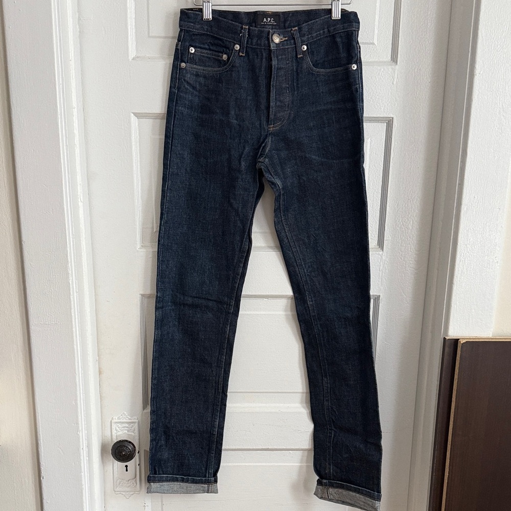 A.P.C. New Standard Dark Blue Straight Selvedge Jeans